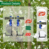 Maxbell Tree Climbing Spikes Tree Climbing Gear for Tree Trimming Tree Work Outdoor None Secure Rope