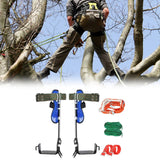Maxbell Tree Climbing Spikes Tree Climbing Gear for Tree Trimming Tree Work Outdoor None Secure Rope