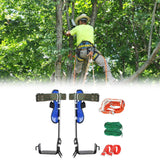 Maxbell Tree Climbing Spikes Tree Climbing Gear for Tree Trimming Tree Work Outdoor None Secure Rope