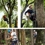 Maxbell Tree Climbing Spikes Tree Climbing Gear for Tree Trimming Tree Work Outdoor With Secure Rope