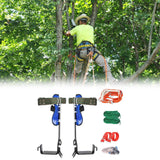 Maxbell Tree Climbing Spikes Tree Climbing Gear for Tree Trimming Tree Work Outdoor With Secure Rope