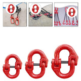 Maxbell Alloy Connecting Link Hardware Part Grade 80 High Strength Hammerlock 5.3tons 11.7cm Long