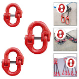 Maxbell Alloy Connecting Link Hardware Part Grade 80 High Strength Hammerlock 5.3tons 11.7cm Long