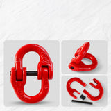 Maxbell Alloy Connecting Link Hardware Part Grade 80 High Strength Hammerlock 5.3tons 11.7cm Long