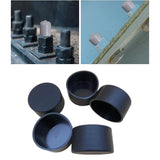Maxbell 5x PVC ID 6.3cm Round Furniture Legs End Caps Versatile Chair Leg Protectors Black