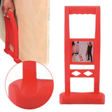 Maxbell Drywall Wood Lifter 80kg Plywood Carrier Tool for Plywood Panels Glass Board Red