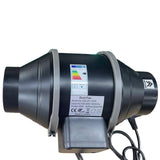 Maxbell Inline Duct Fan 4 inch with Speed Controller for Booster Grow Tents Kitchens