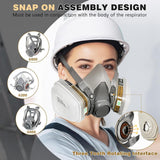 Maxbell Respirator Filter Replaces Mask Filter Cottons for Grinding Welding Cleaning 10pcs