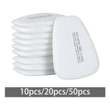 Maxbell Respirator Filter Replaces Mask Filter Cottons for Grinding Welding Cleaning 10pcs