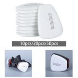 Maxbell Respirator Filter Replaces Mask Filter Cottons for Grinding Welding Cleaning 10pcs