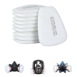 Maxbell Respirator Filter Replaces Mask Filter Cottons for Grinding Welding Cleaning 10pcs