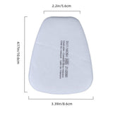 Maxbell Respirator Filter Replaces Mask Filter Cottons for Grinding Welding Cleaning 20pcs