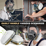 Maxbell Respirator Filter Replaces Mask Filter Cottons for Grinding Welding Cleaning 50pcs