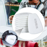 Maxbell Respirator Filter Replaces Mask Filter Cottons for Grinding Welding Cleaning 50pcs