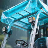 Maxbell Forklift Cover Easy to Install Waterproof Sun Protection Forklift Roof Cover
