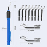 Maxbell Deburring External Chamfer Tool Sturdy Burr Removal for Repairing Resin Wood