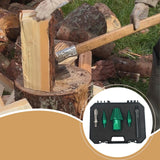 Maxbell Wood Log Splitter Drill Bit Set Farm Camping Efficient Heavy Duty Cone Drill Square Handle