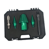 Maxbell Wood Log Splitter Drill Bit Set Farm Camping Efficient Heavy Duty Cone Drill Square Handle