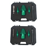 Maxbell Wood Log Splitter Drill Bit Set Farm Camping Efficient Heavy Duty Cone Drill Square Handle