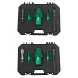 Maxbell Wood Log Splitter Drill Bit Set Farm Camping Efficient Heavy Duty Cone Drill Square Handle