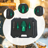 Maxbell Wood Log Splitter Drill Bit Set Farm Camping Efficient Heavy Duty Cone Drill Round Handle