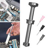 Maxbell Manual Syringe Dispenser Plunger Tool Solder Flux Pastes Booster for Welding