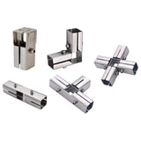 Maxbell Square Tubing Connector for 25mmx25mm Square Pipe