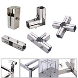 Maxbell Square Tubing Connector for 25mmx25mm Square Pipe