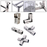 Maxbell Square Tubing Connector for 25mmx25mm Square Pipe