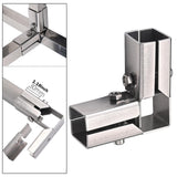 Maxbell Square Tubing Connector for 25mmx25mm Square Pipe