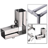 Maxbell Square Tubing Connector for 25mmx25mm Square Pipe