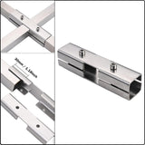 Maxbell Square Tubing Connector for 25mmx25mm Square Pipe