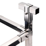 Maxbell Square Tubing Connector for 25mmx25mm Square Pipe