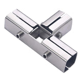 Maxbell Square Tubing Connector for 25mmx25mm Square Pipe