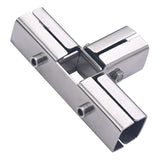 Maxbell Square Tubing Connector for 25mmx25mm Square Pipe