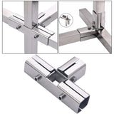 Maxbell Square Tubing Connector for 25mmx25mm Square Pipe
