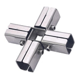 Maxbell Square Tubing Connector for 25mmx25mm Square Pipe