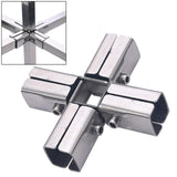 Maxbell Square Tubing Connector for 25mmx25mm Square Pipe