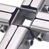 Maxbell Square Tubing Connector for 25mmx25mm Square Pipe