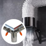 Maxbell Duct Connector Round Air Duct Valve for Exhaust Fan