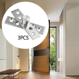 Maxbell 3 Pieces Concealing Hinges Door Pivot Hinge for Bookcase Cabinet Hidden Door