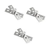 Maxbell 3 Pieces Concealing Hinges Door Pivot Hinge for Bookcase Cabinet Hidden Door