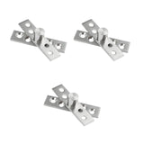 Maxbell 3 Pieces Concealing Hinges Door Pivot Hinge for Bookcase Cabinet Hidden Door