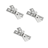 Maxbell 3 Pieces Concealing Hinges Door Pivot Hinge for Bookcase Cabinet Hidden Door
