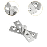 Maxbell 3 Pieces Concealing Hinges Door Pivot Hinge for Bookcase Cabinet Hidden Door