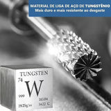 Maxbell 10x Tungsten Carbide Rotary Burr Cutting for Carpentry Woodworking Deburring