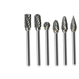 Maxbell 10x Tungsten Carbide Rotary Burr Cutting for Carpentry Woodworking Deburring