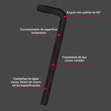 Maxbell 30 Pieces Box Packed Hex Key Repairing Tool Bike Hex Wrench Set for Car Home