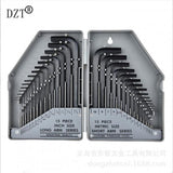 Maxbell 30 Pieces Box Packed Hex Key Repairing Tool Bike Hex Wrench Set for Car Home