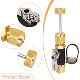 Maxbell Valve Core Removal Tool SAE 1/4 and 5/16 Port for Engineers Home Technicians